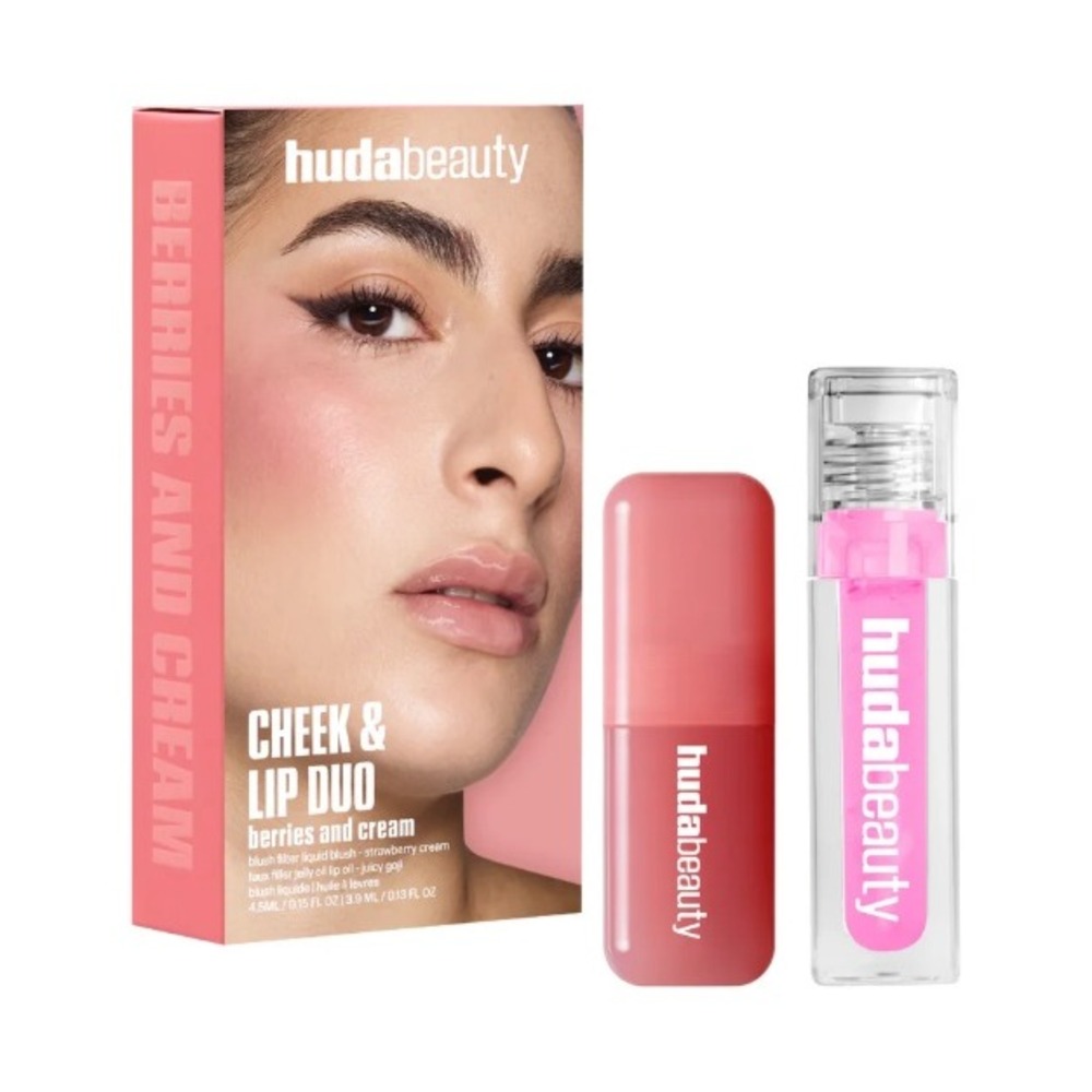 Huda Beauty Berries and Cream Cheek & Lip Duo